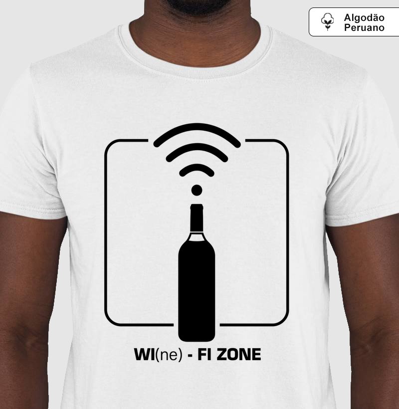 Camiseta Wi(ne)-Fi Zone