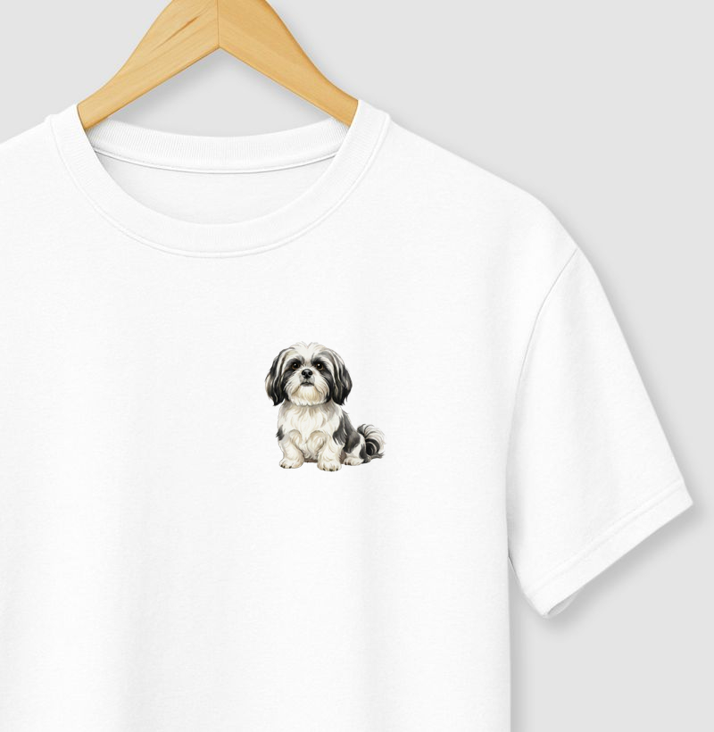Shih Tzu Sentado Minimalista