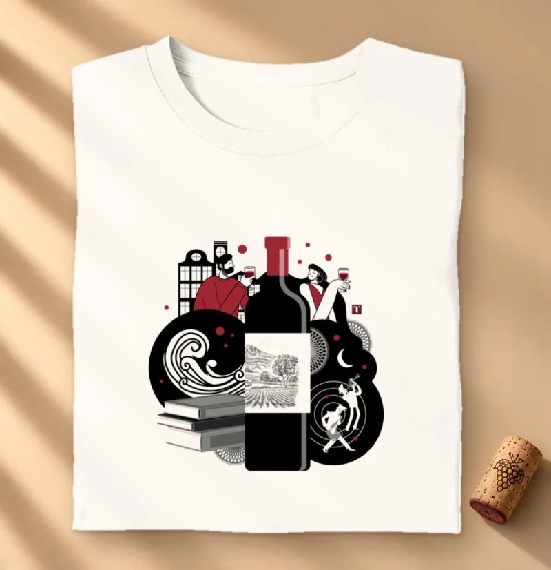 Camiseta Vinho - Wine Stories - Camiseta