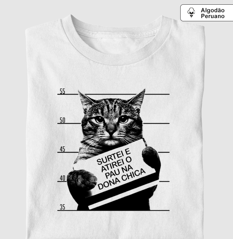 Camiseta Atirei Algodão Peruano
