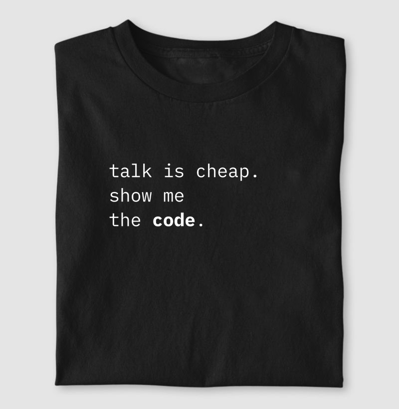 talk is cheap. show me the code.