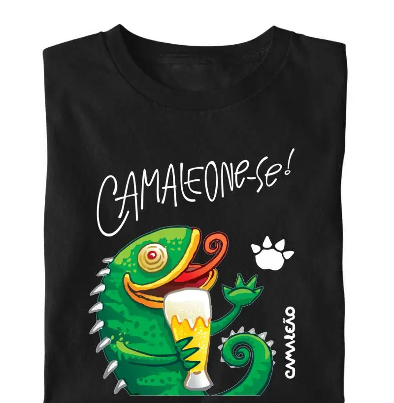 Camiseta Masculina Camaleão - Camaleone-se Chopp