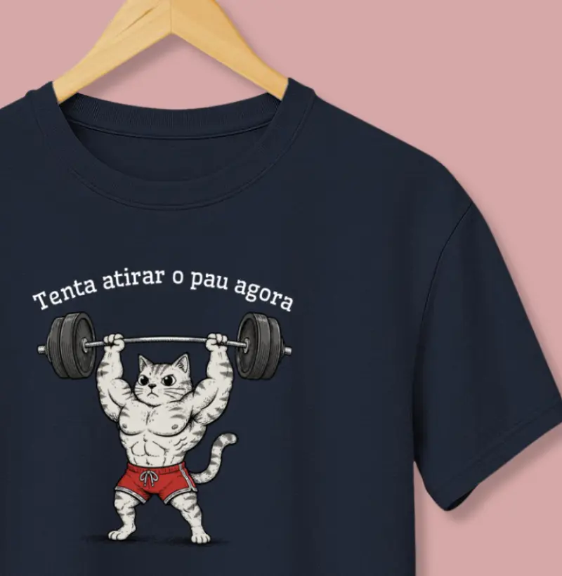 Camiseta | Atirei o pau no gato