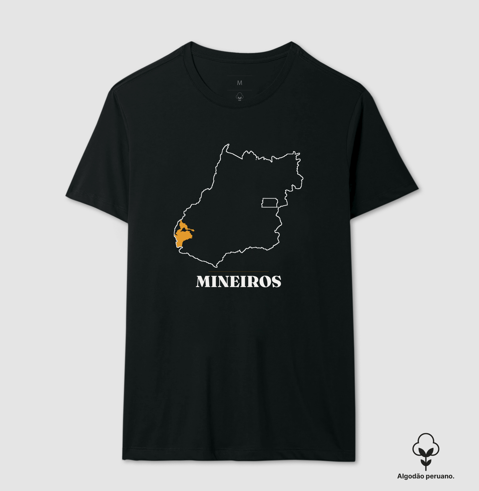 Mineiros | Traço GO - Camiseta Algodão Peruano