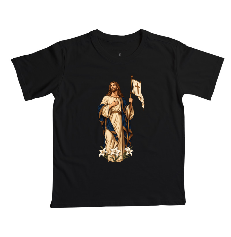 Cristo Ressuscitado - Cristo Vivo - Camiseta Infantil