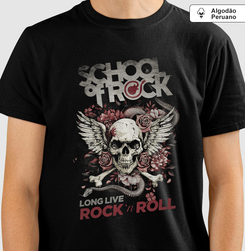 Long Live Rock n Roll - Produto Premium - Algodão Peruano