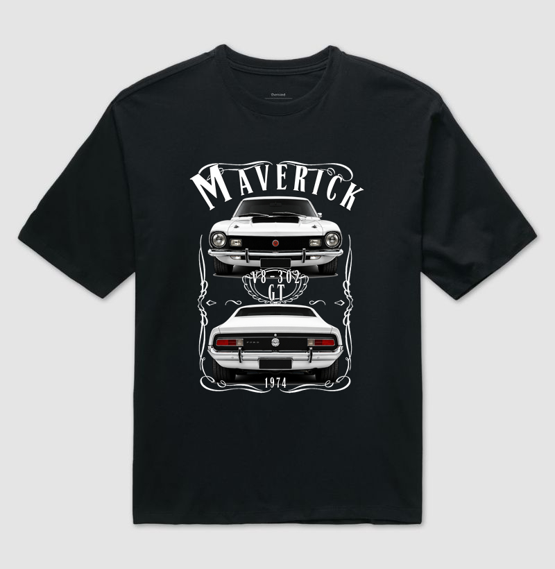Camiseta oversized Maverick vintage