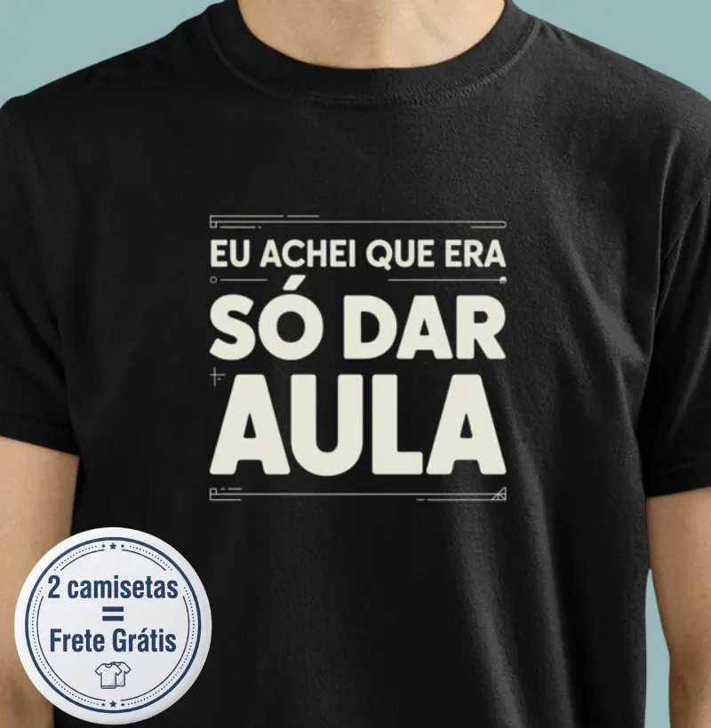 Camiseta Premium Professor/Pedagogo
