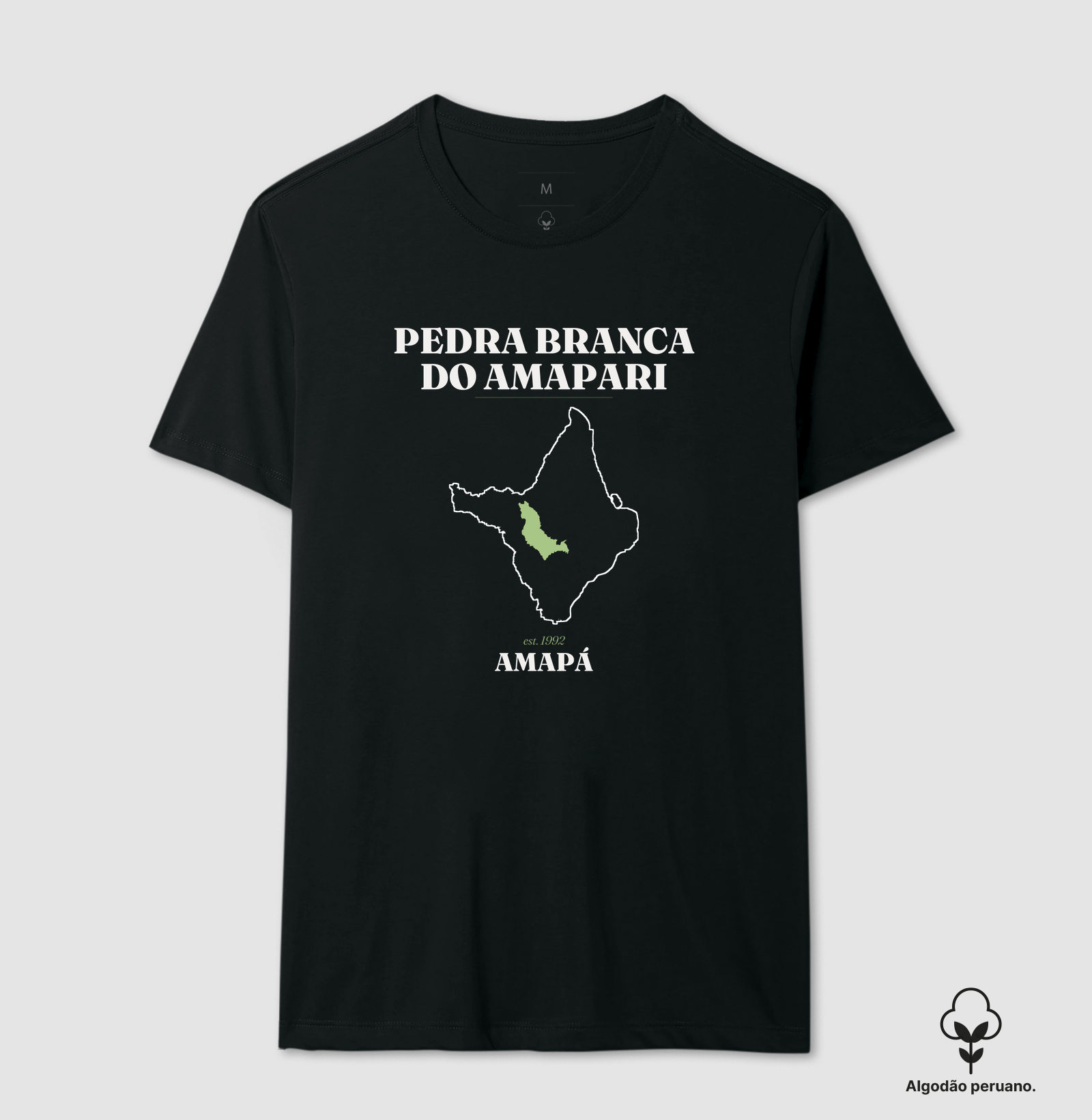 Pedra Branca do Amapari | Legado AP - Camiseta Algodão Peruano