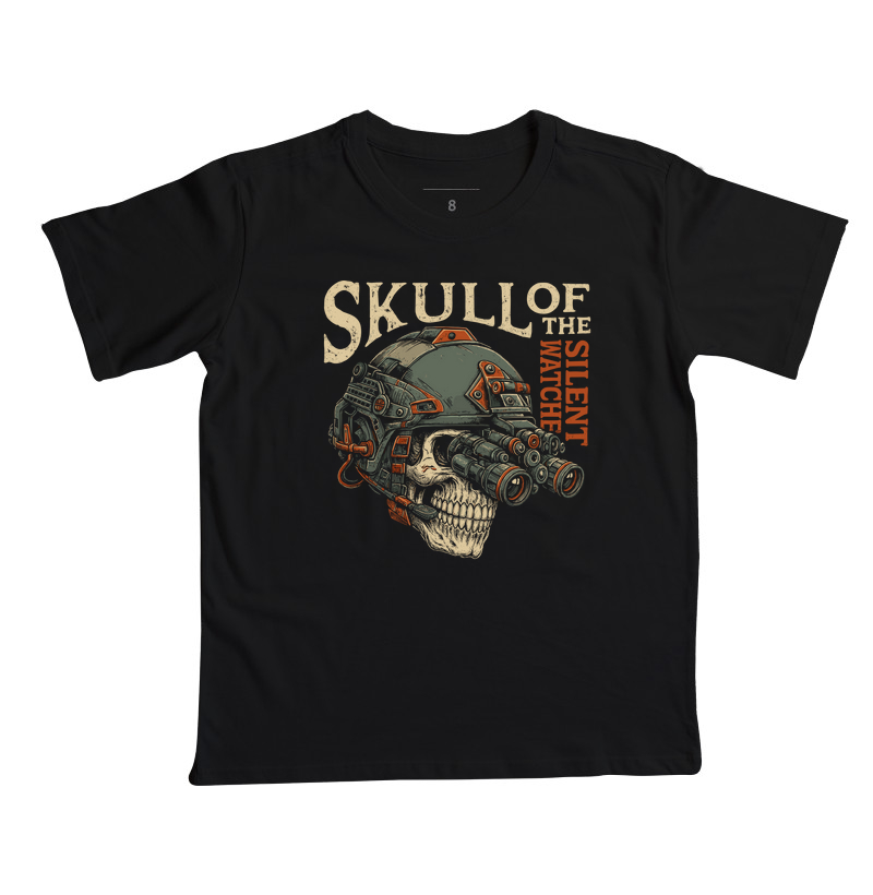 Camiseta Militar Skull Silent Magnata556