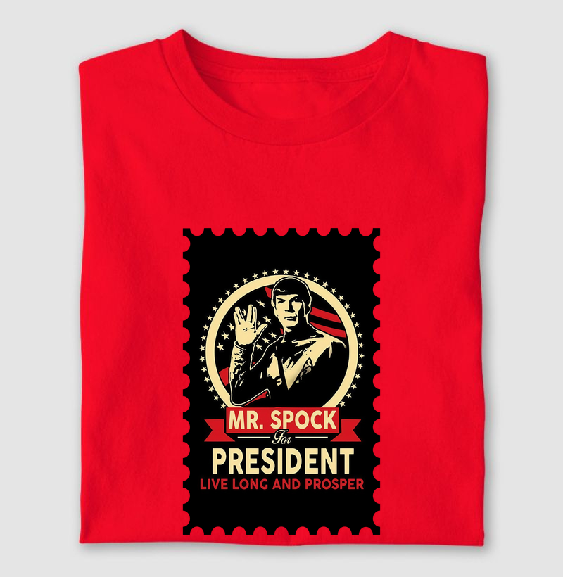 Vulcans For President Stamp