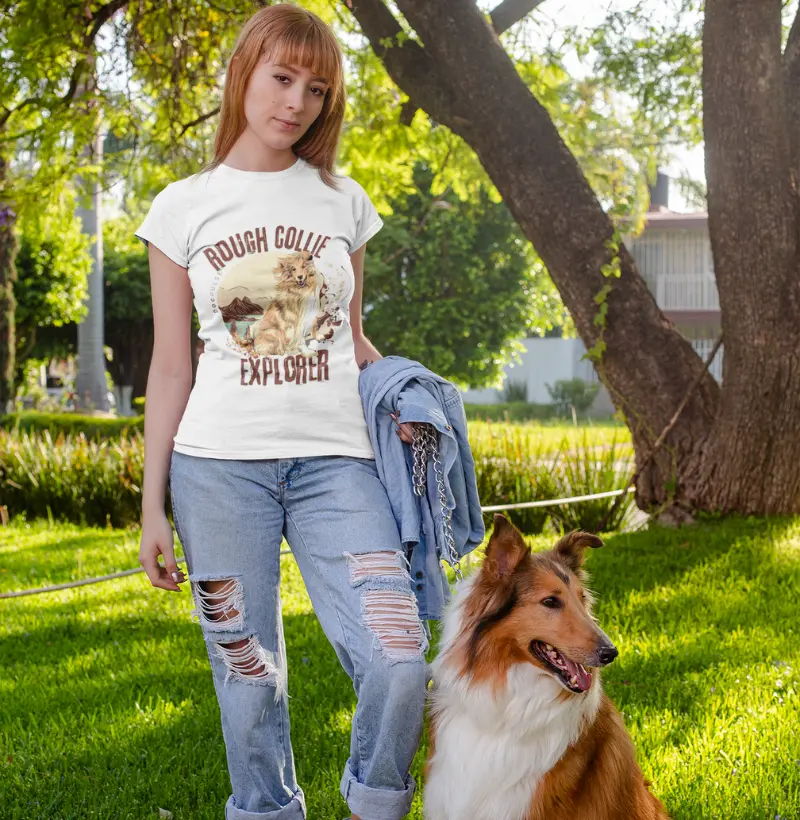 Camiseta Dog Pulse Rough Collie Explorer – Spirit of the Wild