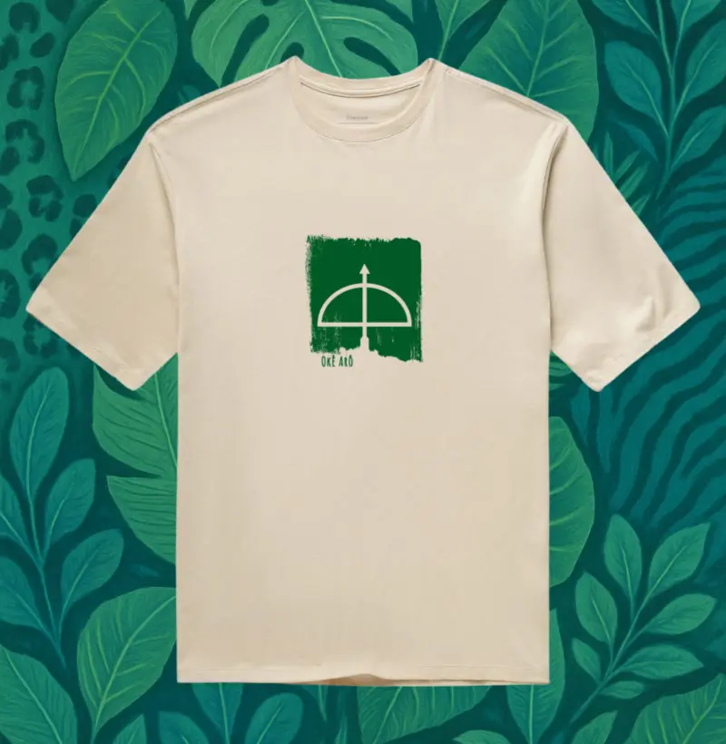 Assinado por Oxóssi, okê arô