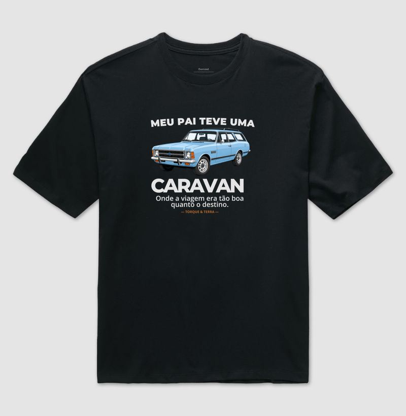 Meu pai teve uma - CARAVAN - azul claro