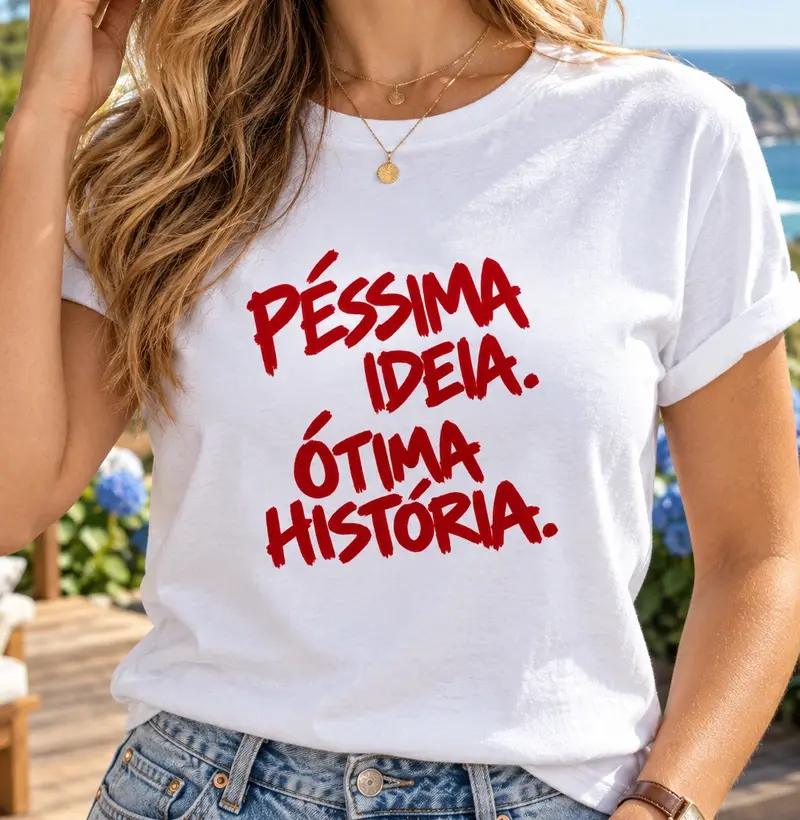 Péssima Ideia, Ótima História - Camiseta