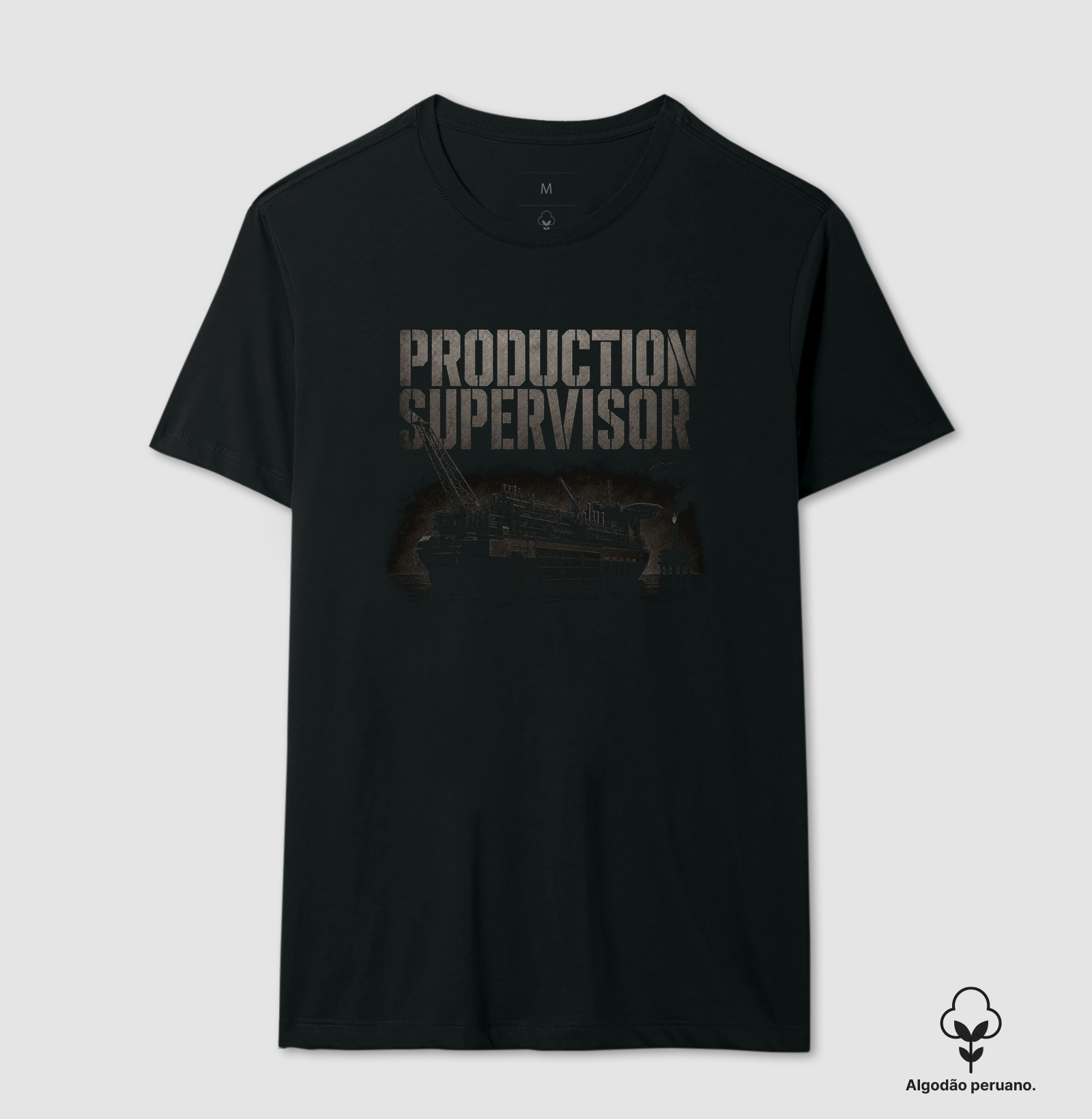 Production Supervisor Offshore 1 - Camiseta Algodão Peruano