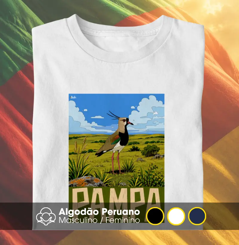 Pampa - Camiseta Algodão Peruano