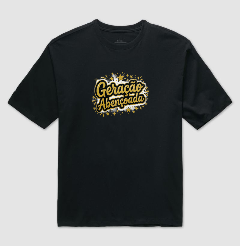Geração Abençoada - Camiseta Oversized
