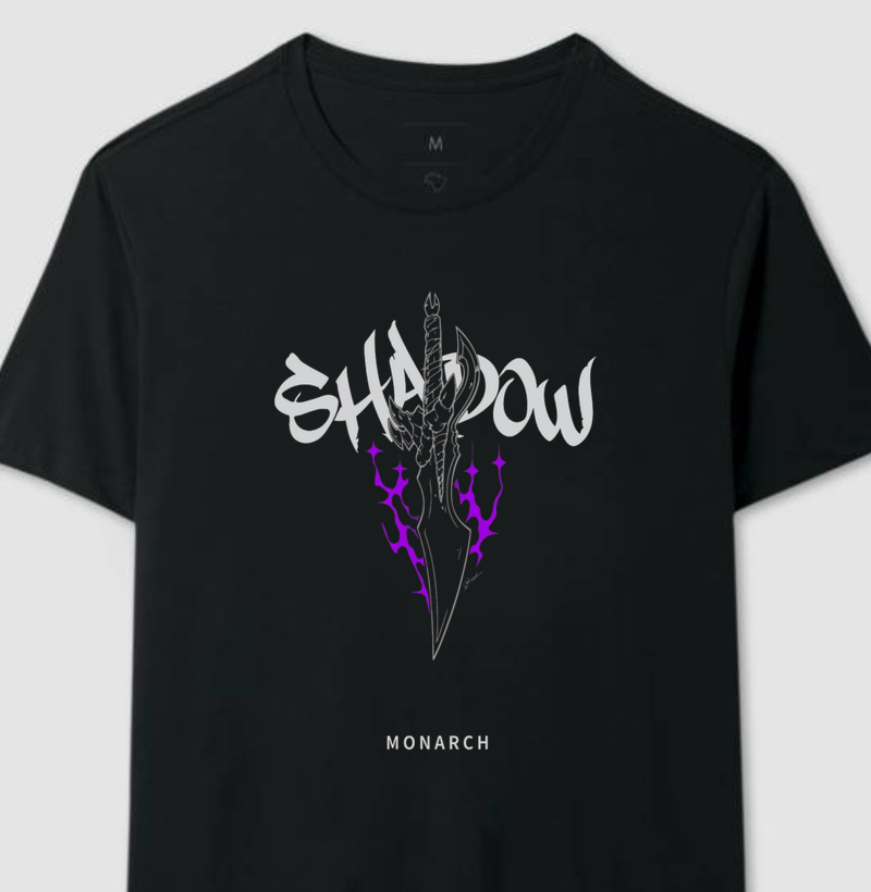 Camiseta - Solo Leveling Monarca das Sombras