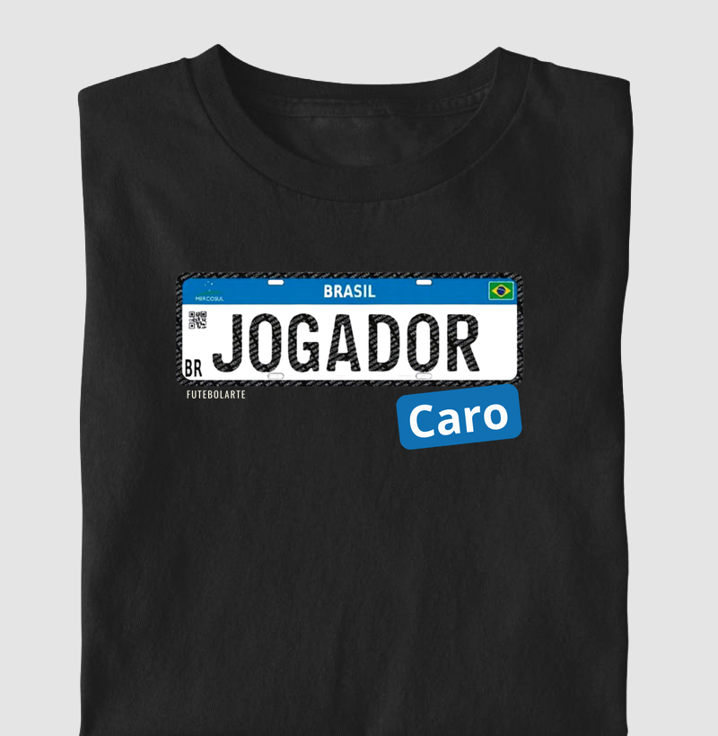 Placa Jogador Caro