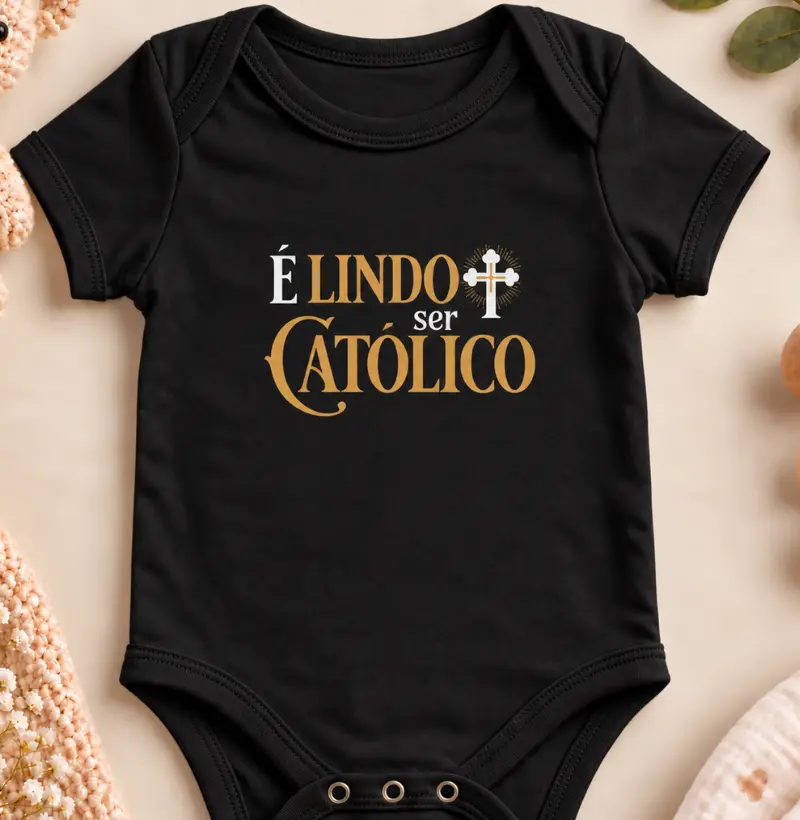 Camiseta é Lindo ser Católico