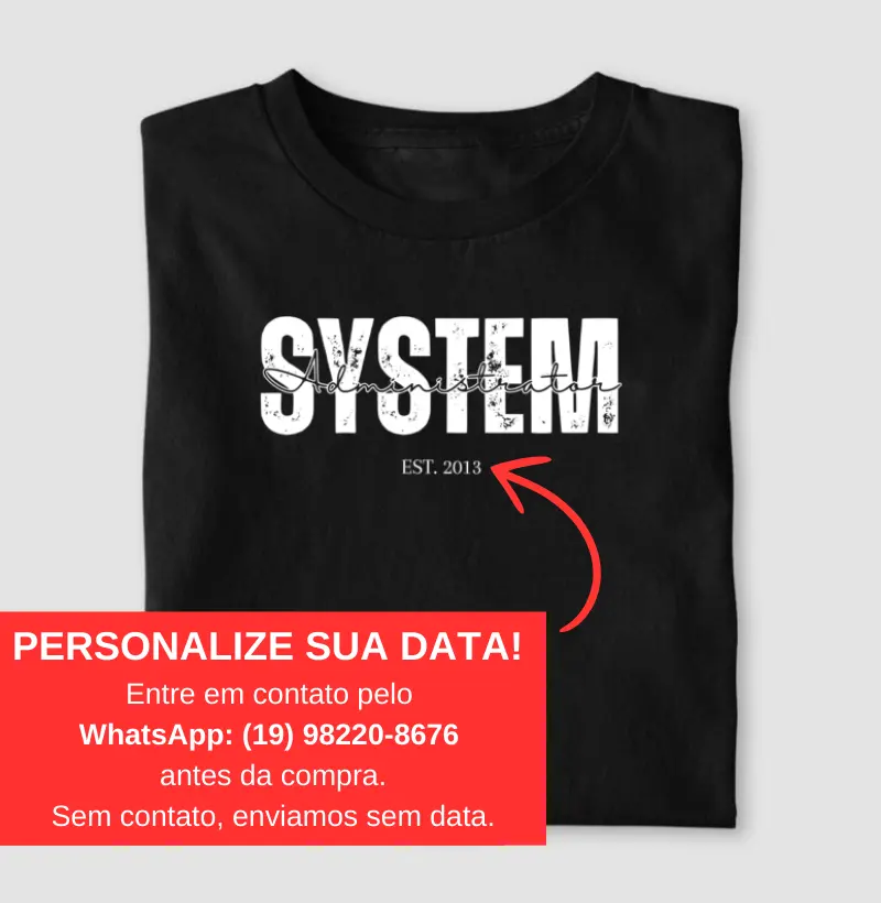 System Administrator: EST. [Sua data]