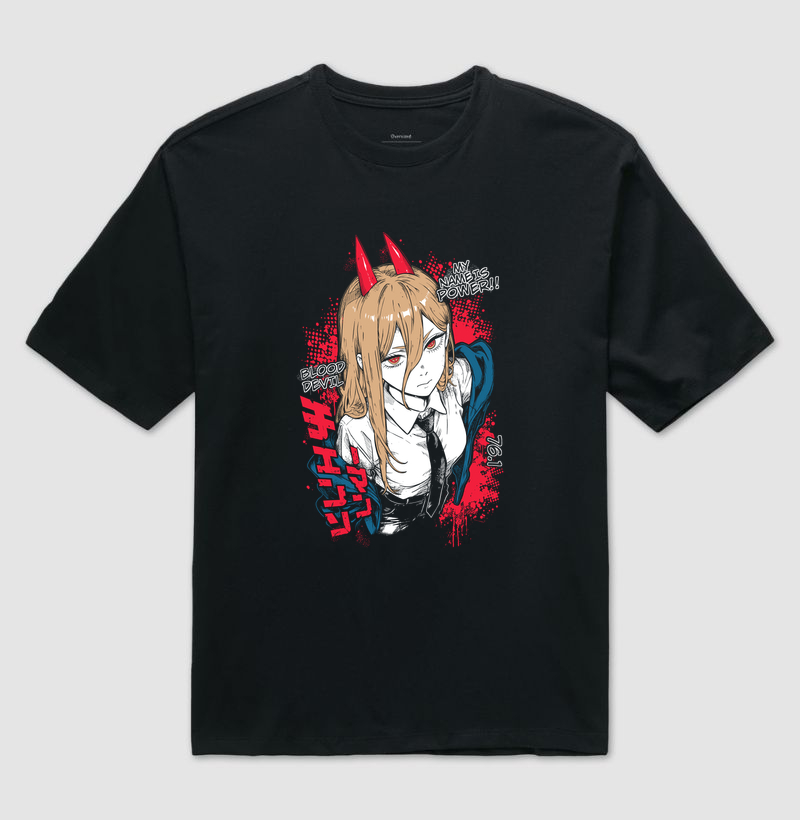 Camiseta Oversized Ryuzen — Blood Girl