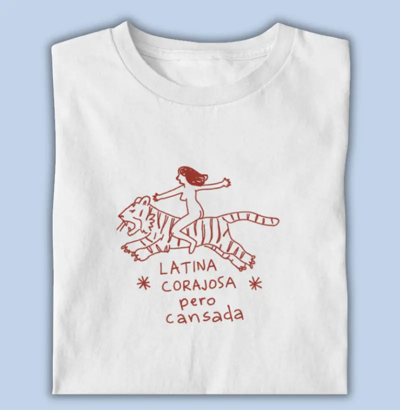 latina corajosa, pero cansada