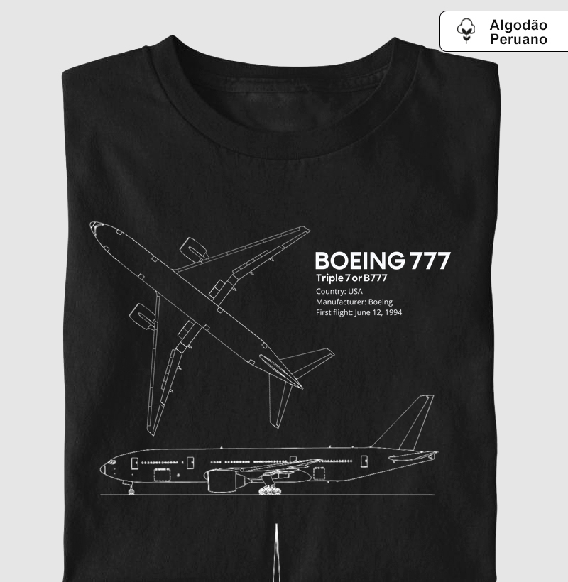 Boeing 777 - Blueprint | Algodão Peruano