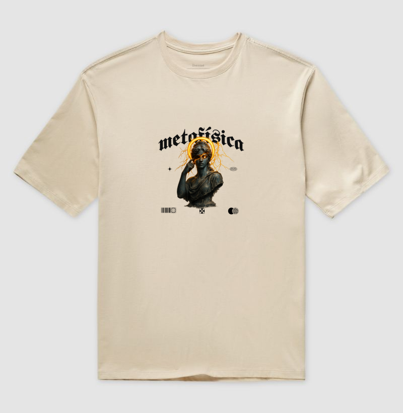 Camiseta Oversized Feminina: Metafísica