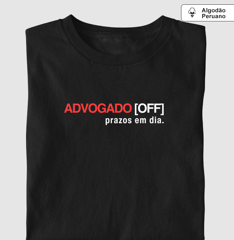 Advogado OFF. Prazos em dia.