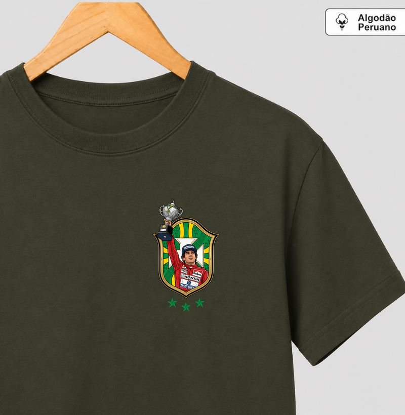 Legado Verde-Amarelo - Camiseta Algodão Peruano