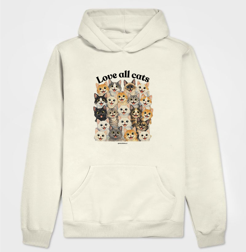 Love All Cats (black)