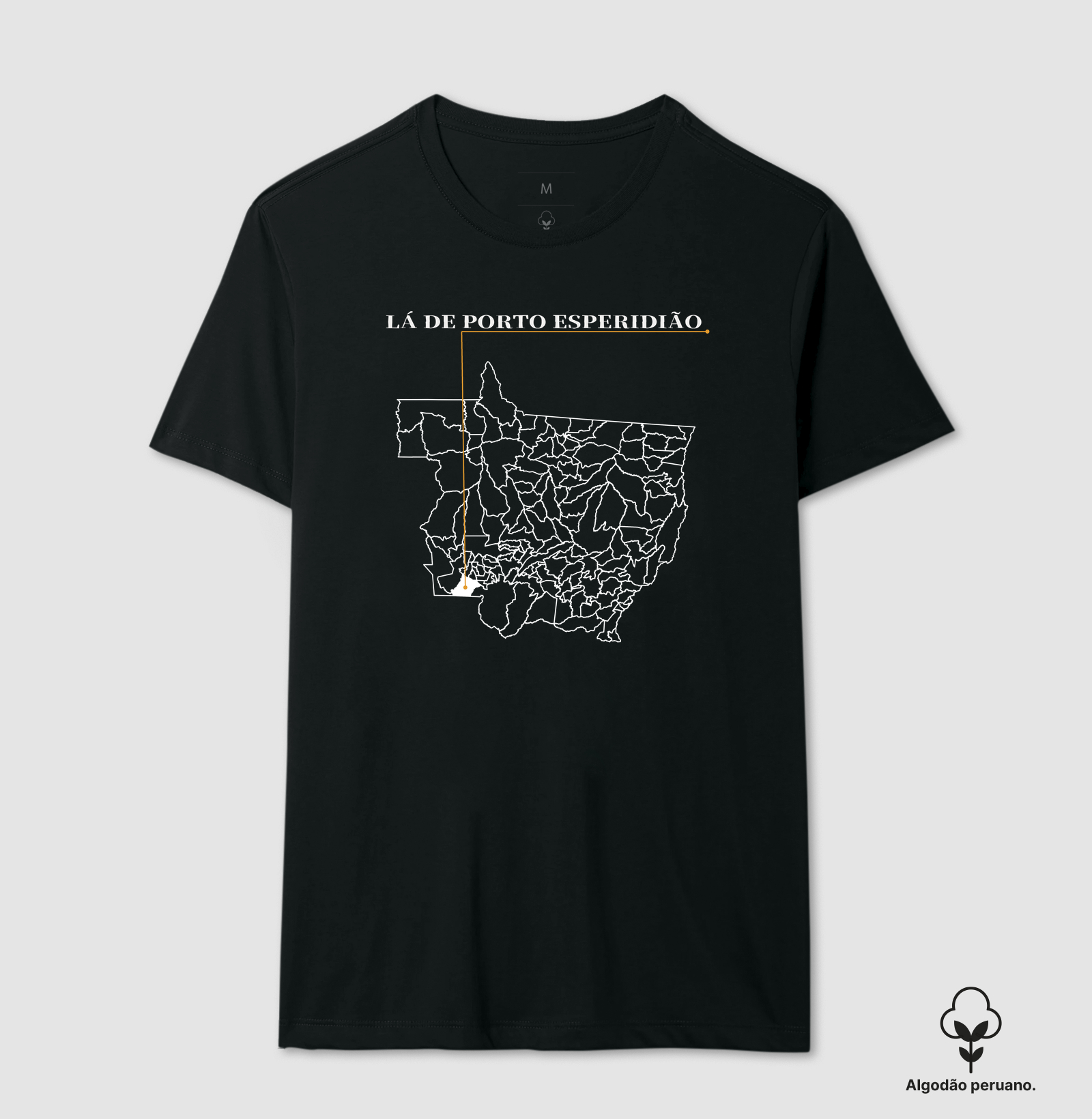 Porto Esperidião | Origem MT - Camiseta Algodão Peruano