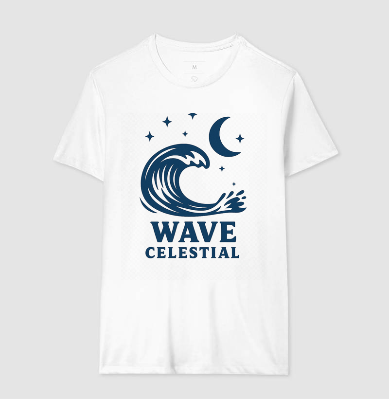 Camiseta Wave celestial
