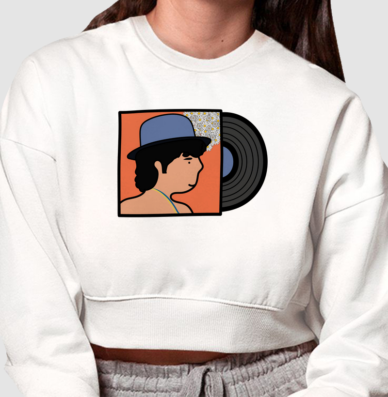 Cropped Moletom Inspiração Caetano