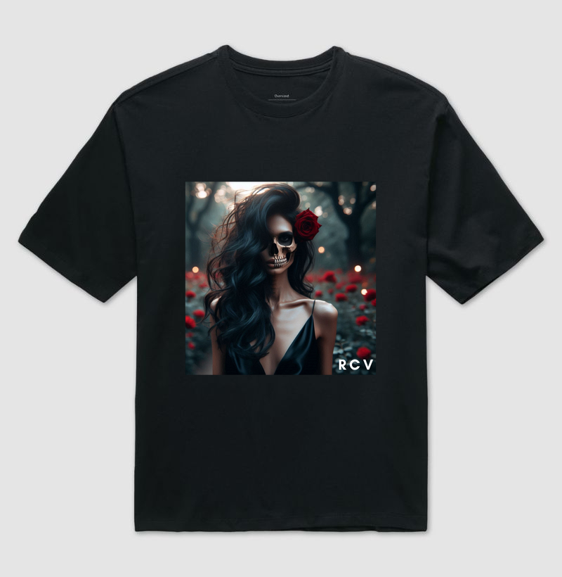Camiseta RCV Rosa Caveira Intensidade