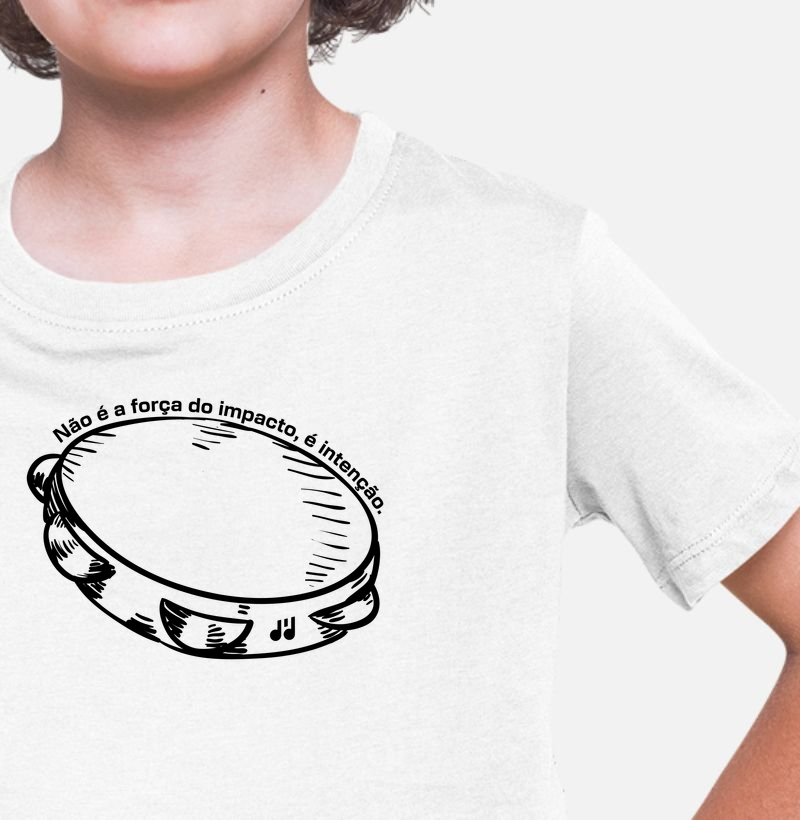 Pandeiro não é a força do impacto é intenção