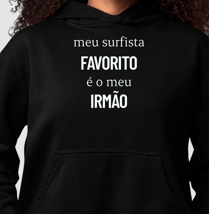 Meu surfista favorito é o meu irmão