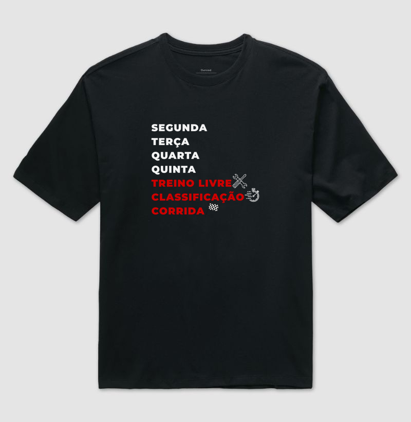 Agenda do Sofredor - Camiseta Oversized