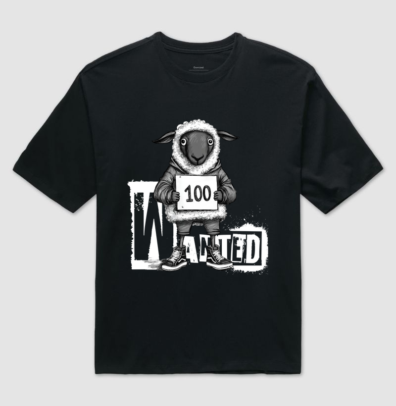 CAMISETA OVERSIZED "OVELHA PERDIDA"