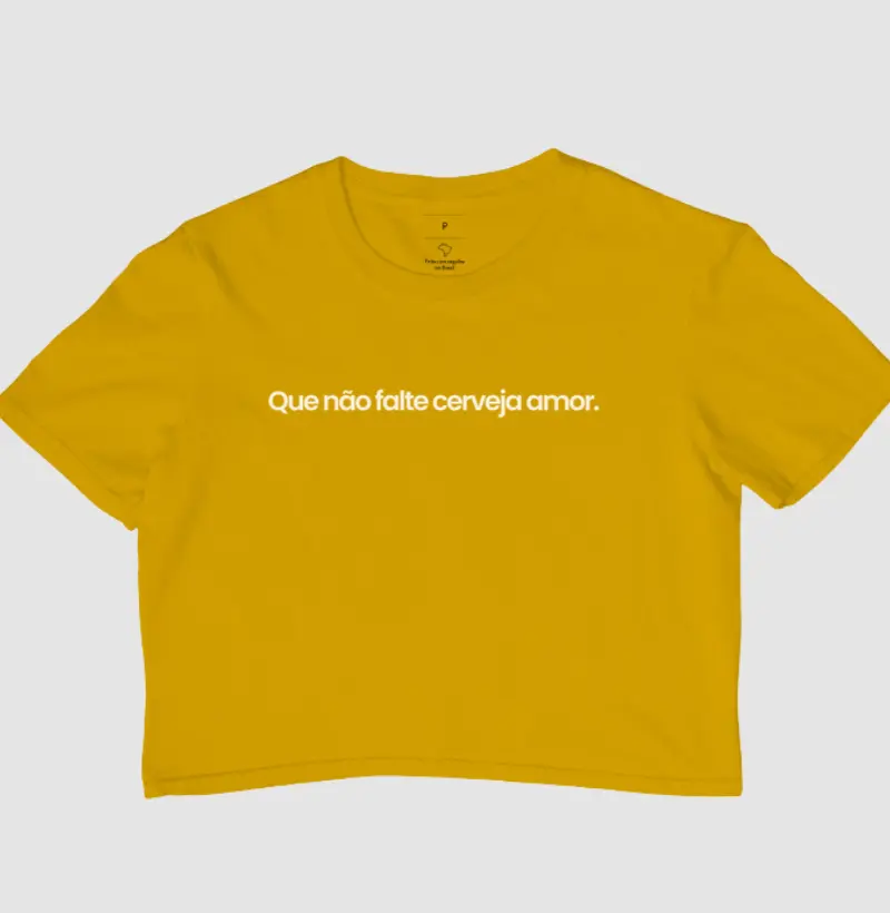 Que não falte cerveja amor.