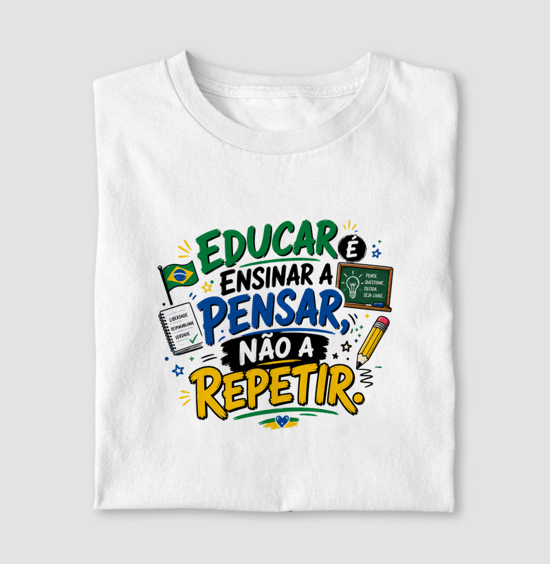 Educar é ensinar a pensar, não a repetir