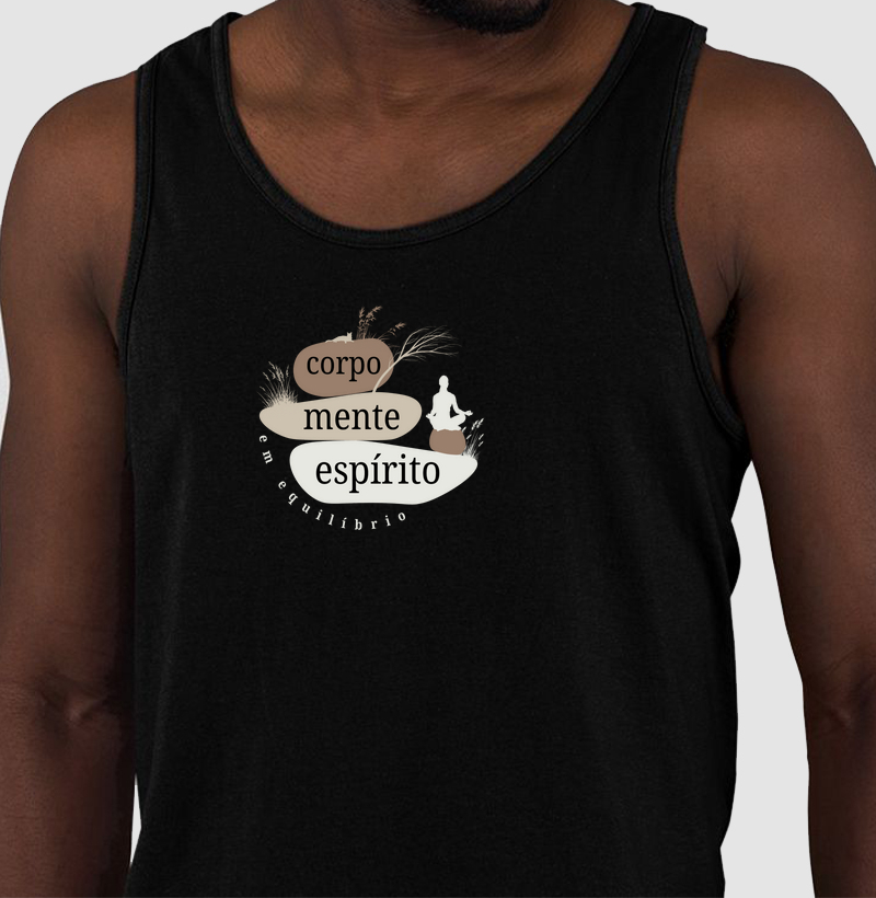 Corpo, mente e espírito em equilíbrio.