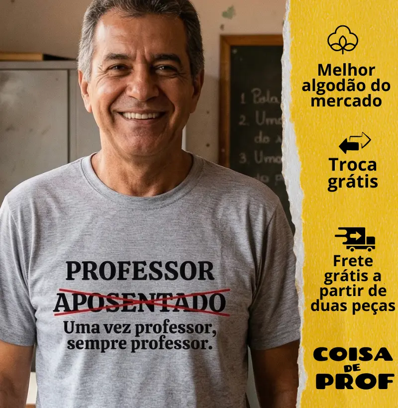 Camiseta Professor Aposentado