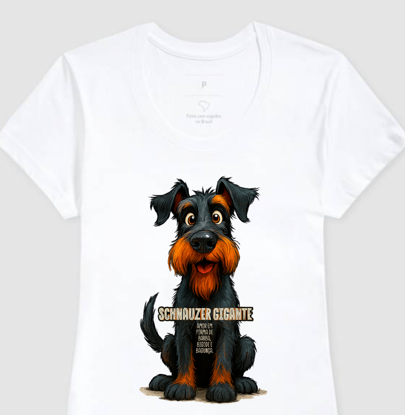 SCHNAUZER GIGANTE É AMOR E BAGUNÇA