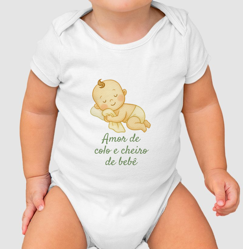 Amor de colo e cheiro de bebê