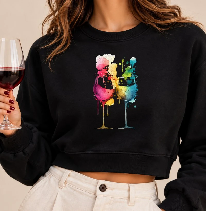 Camiseta Explosão de Sabores - Cropped Moletom