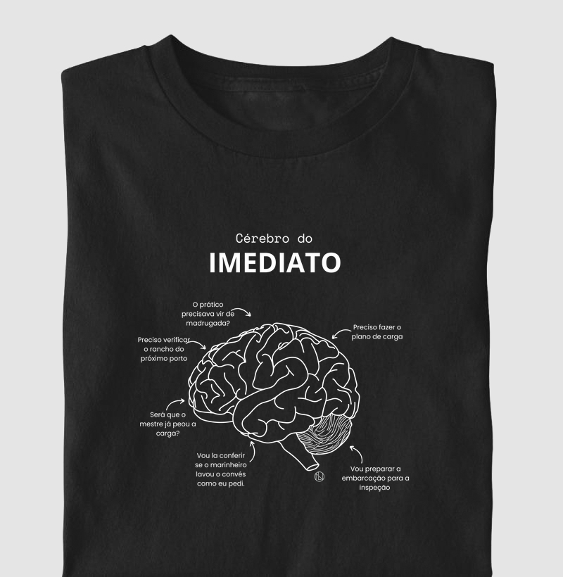 Camiseta Cérebro do Imediato 