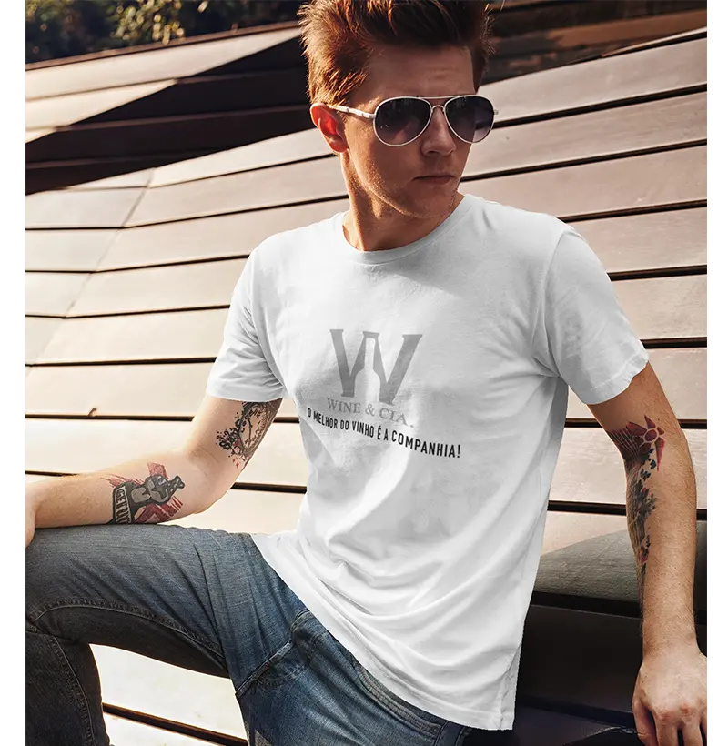 Camiseta O Melhor do Vinho Wine e Cia 2